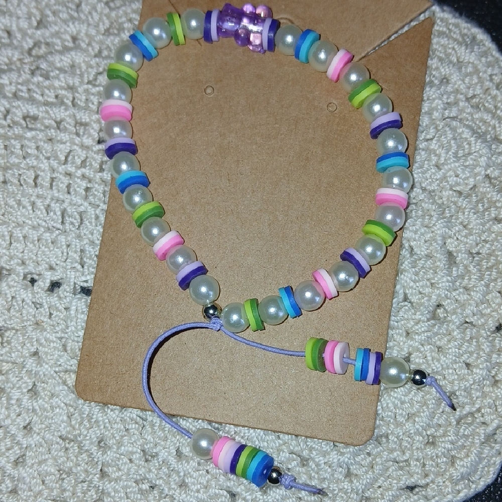 Colorful Beaded Kids Bracelet